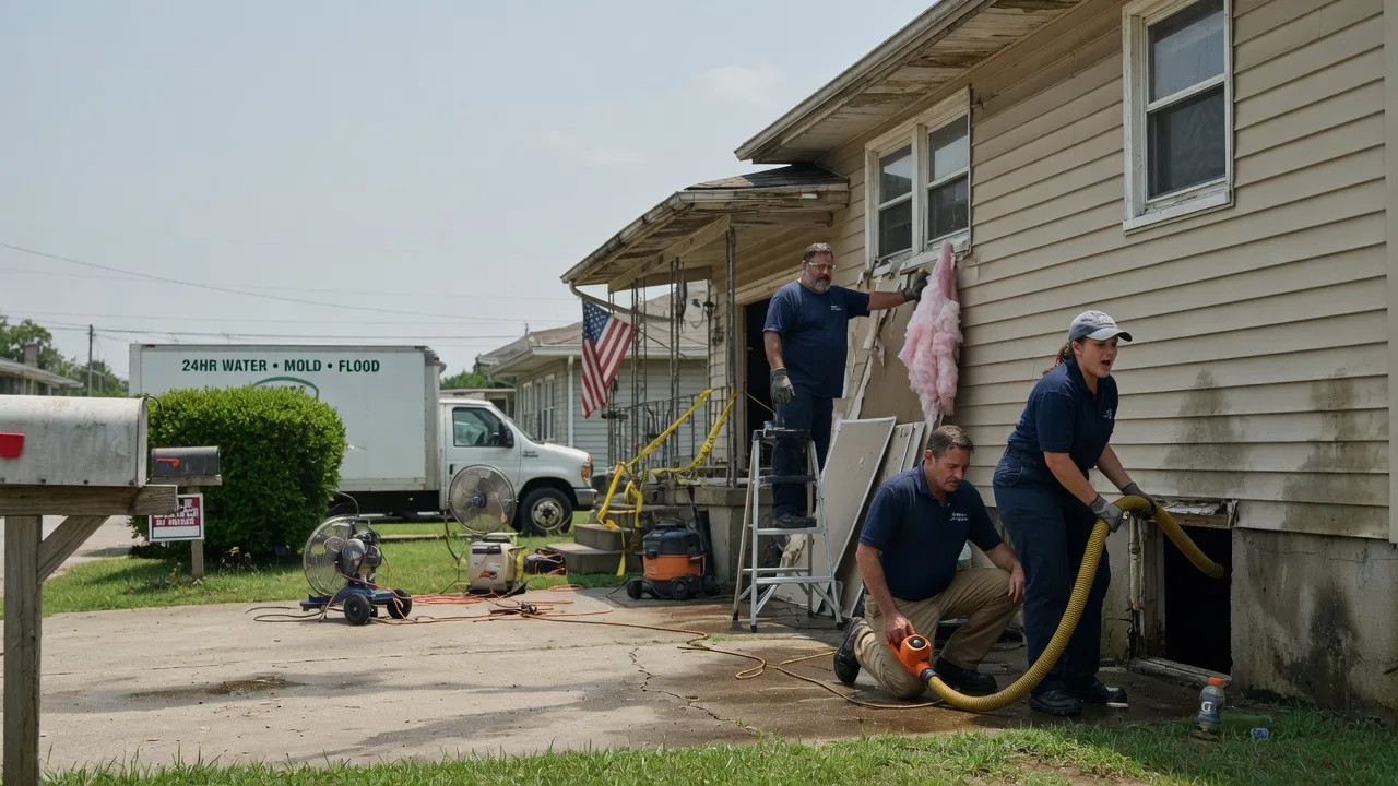 Water Damage Repair in Quinlan, TX near me
